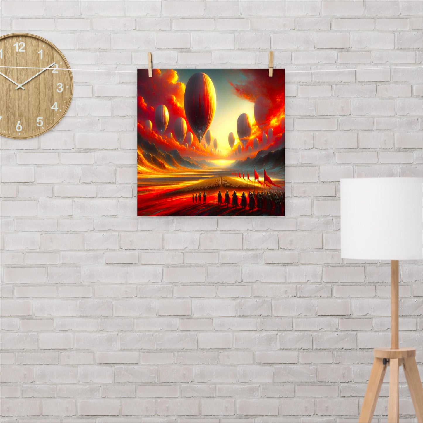 The Red Sky Armada Alt - Photo paper poster