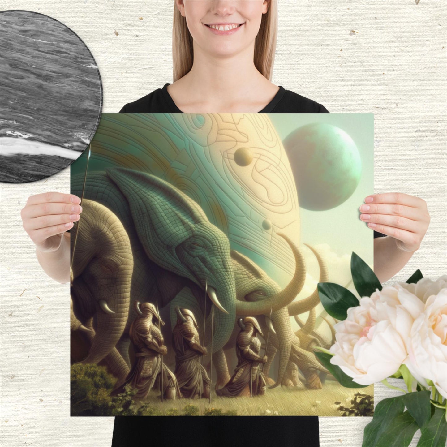 The Goliaths' Meadow March - Photo paper poster