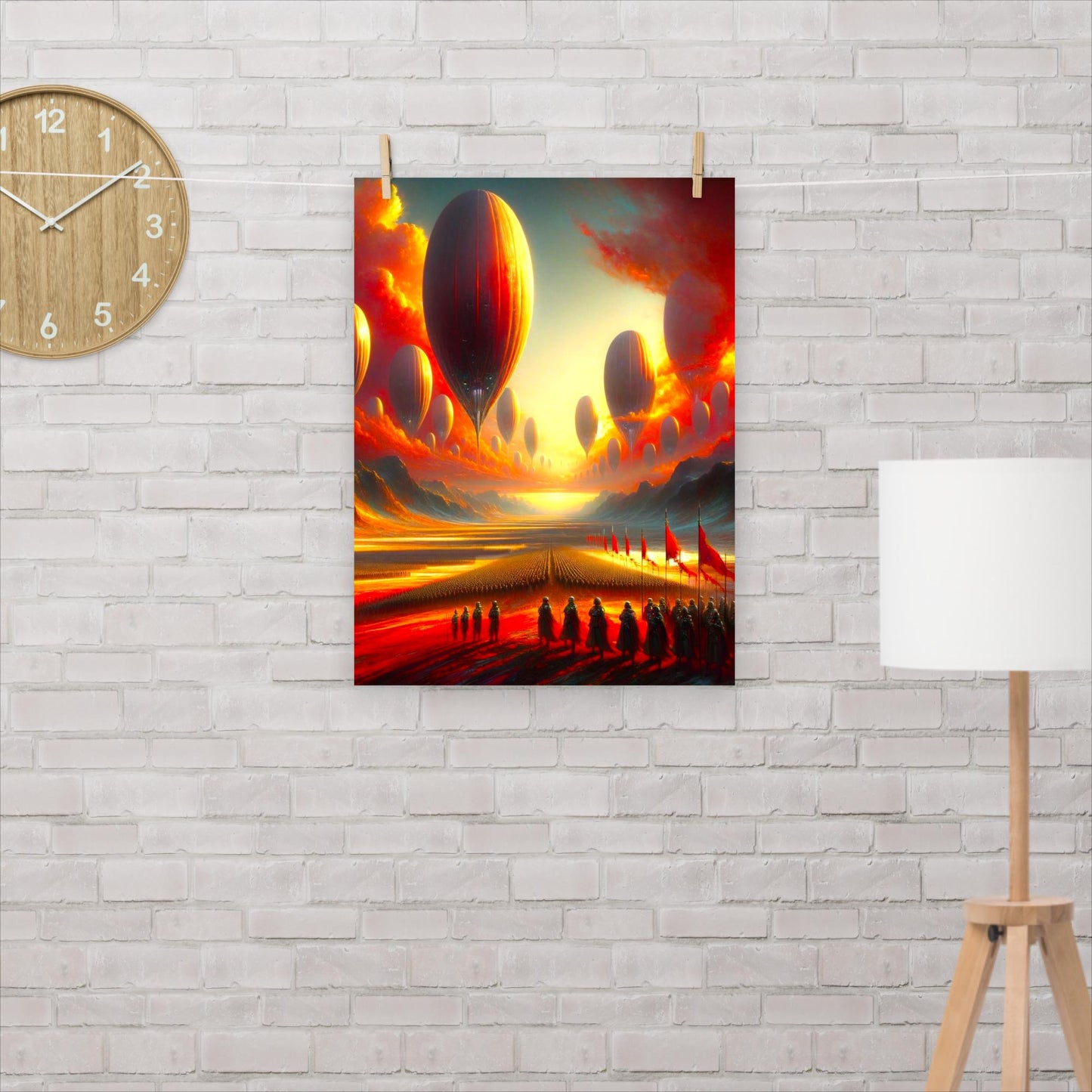 The Red Sky Armada Alt - Photo paper poster