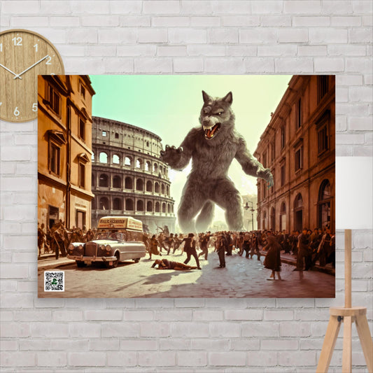 Roma's Howling Shadow - Photo paper poster