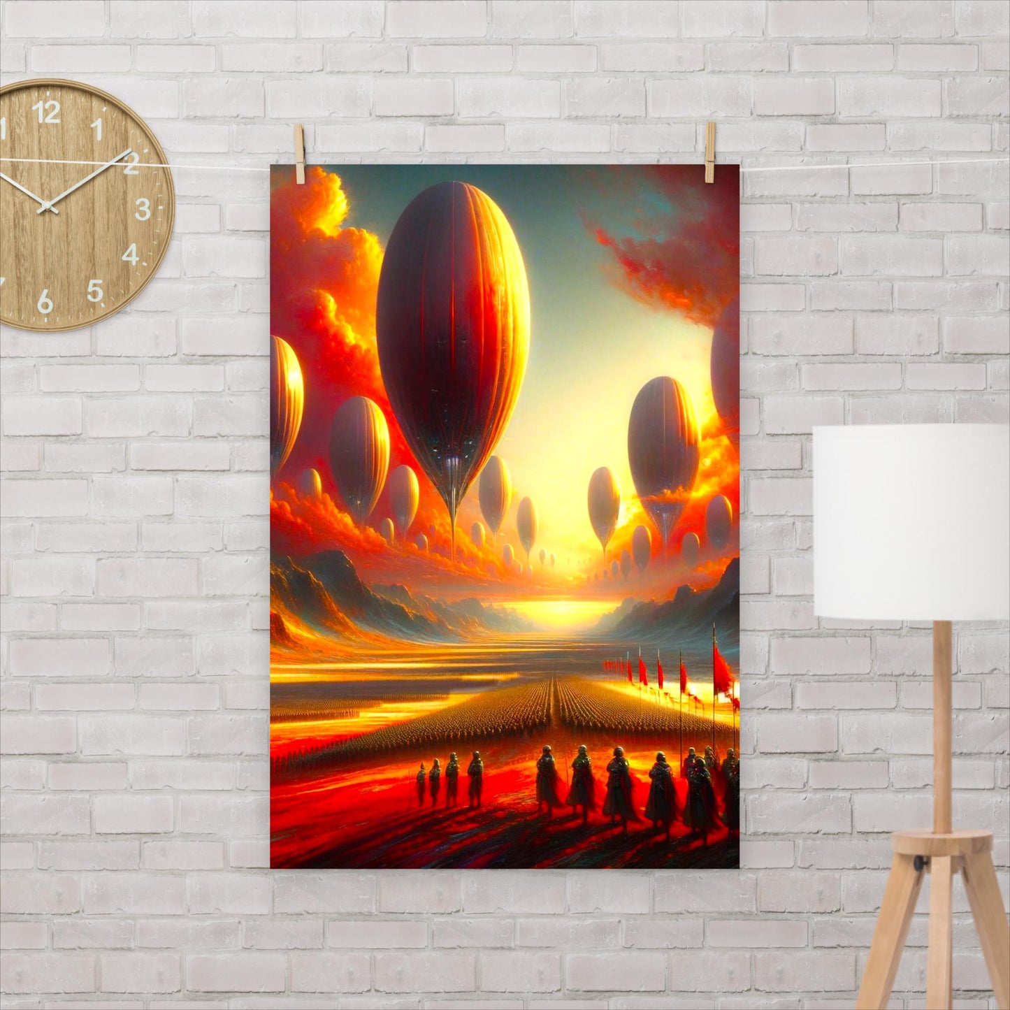 The Red Sky Armada Alt - Photo paper poster