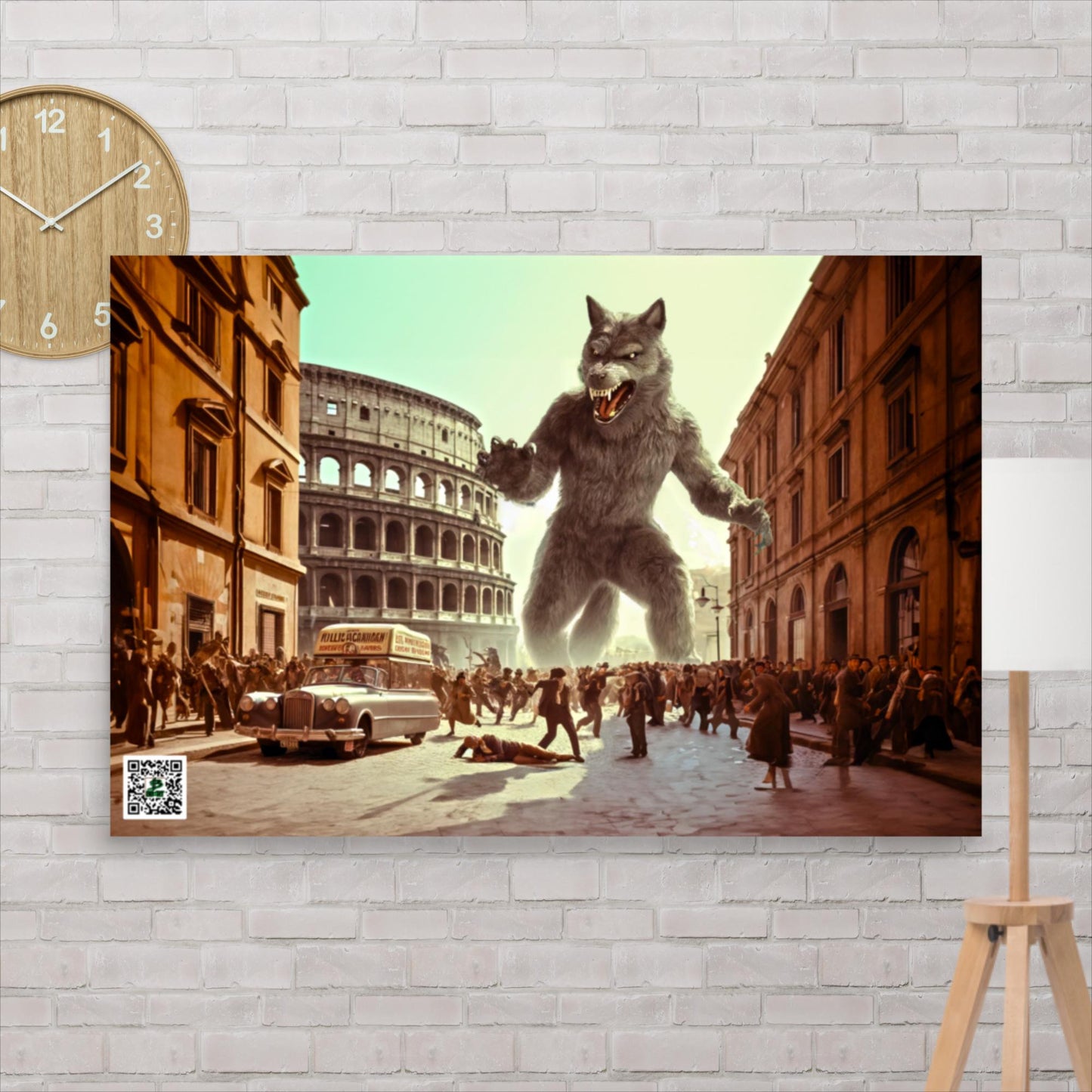 Roma's Howling Shadow - Photo paper poster