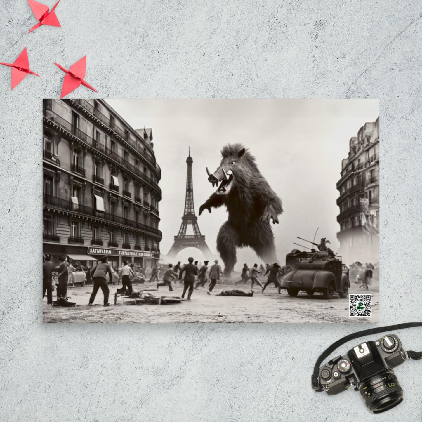 Parisian Tusk Terror Alt - Photo paper poster