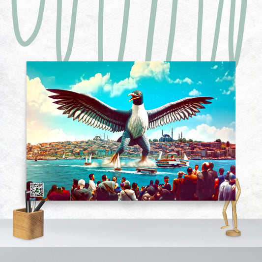 Istanbul’s Avian Awe - Photo paper poster