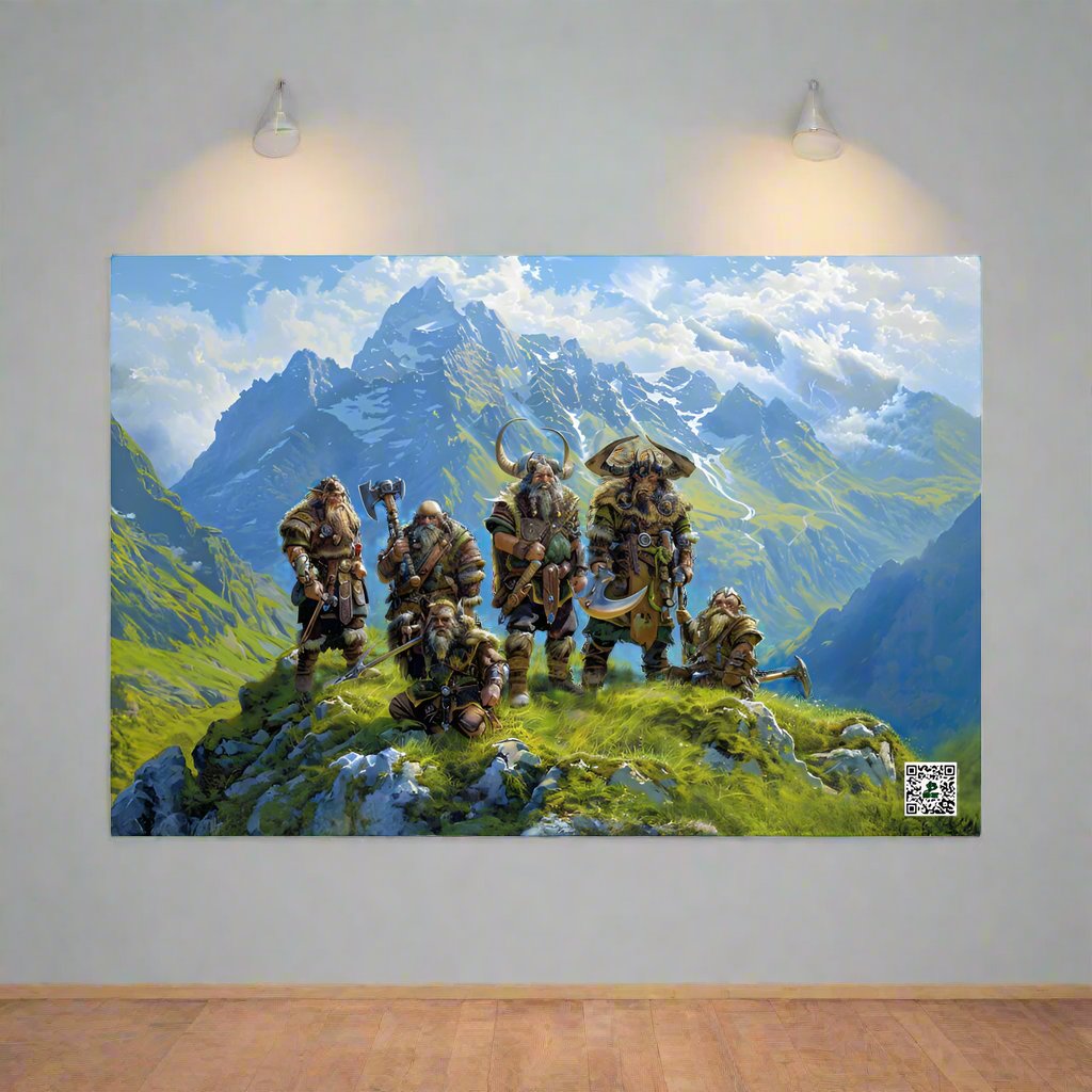 Watchers of the High Peaks - Photo paper poster