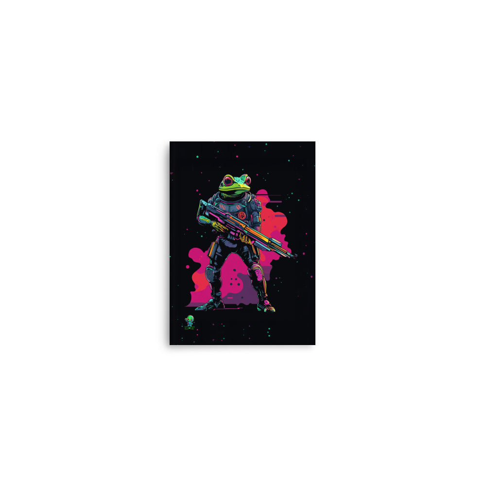 Galactic Ribbit - Photo Paper Poster