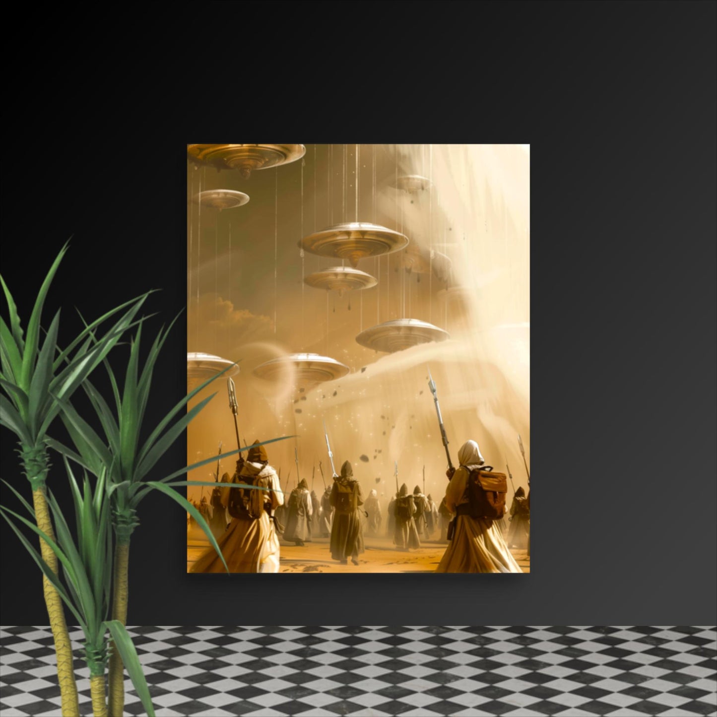 Chronicles of the Golden Invaders - Photo paper poster