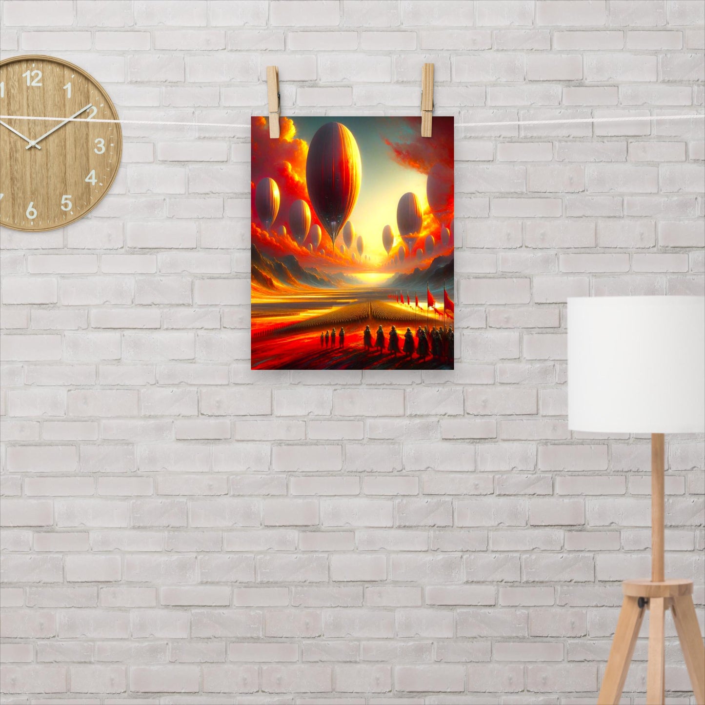 The Red Sky Armada Alt - Photo paper poster