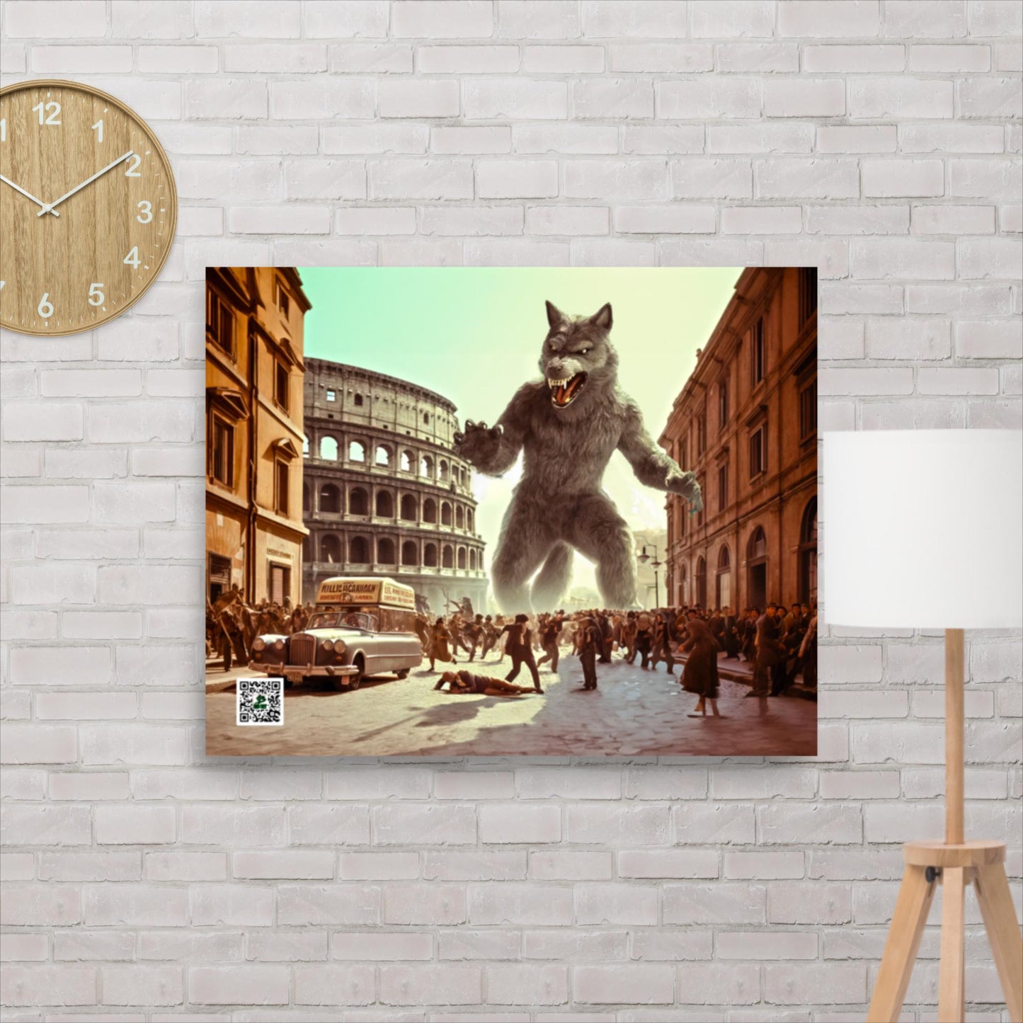 Roma's Howling Shadow - Photo paper poster