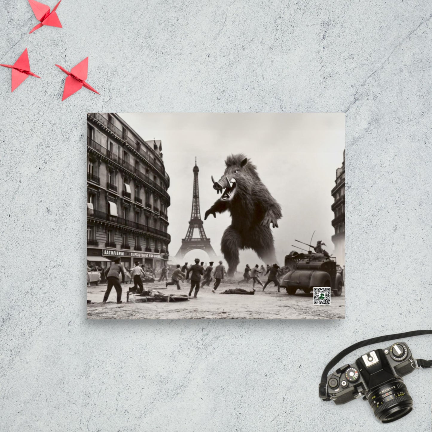 Parisian Tusk Terror Alt - Photo paper poster