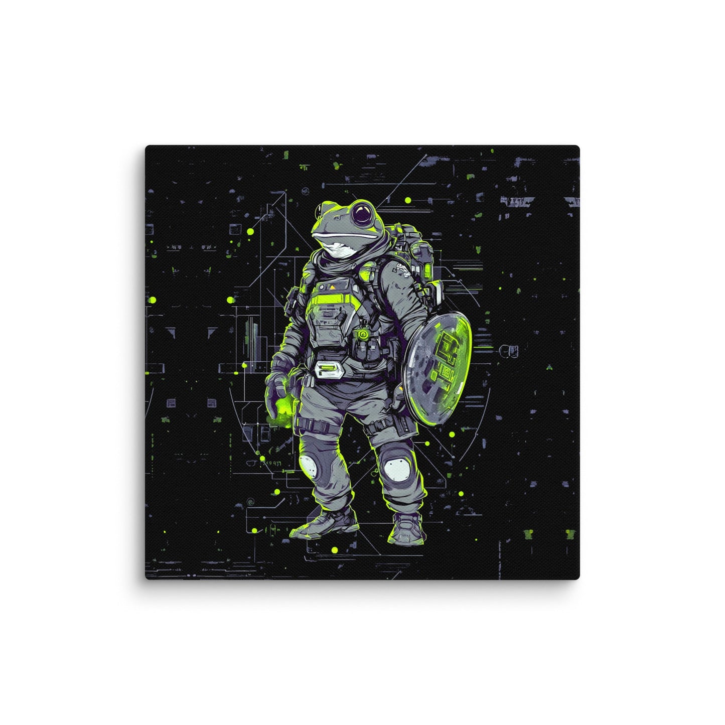 Quantum Croaker - Canvas Print - BBairt