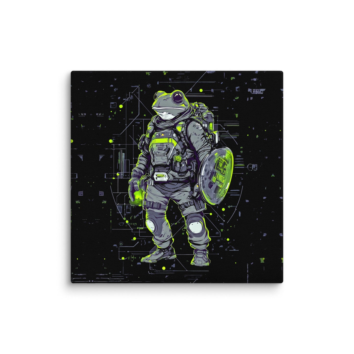 Quantum Croaker - Canvas Print - BBairt