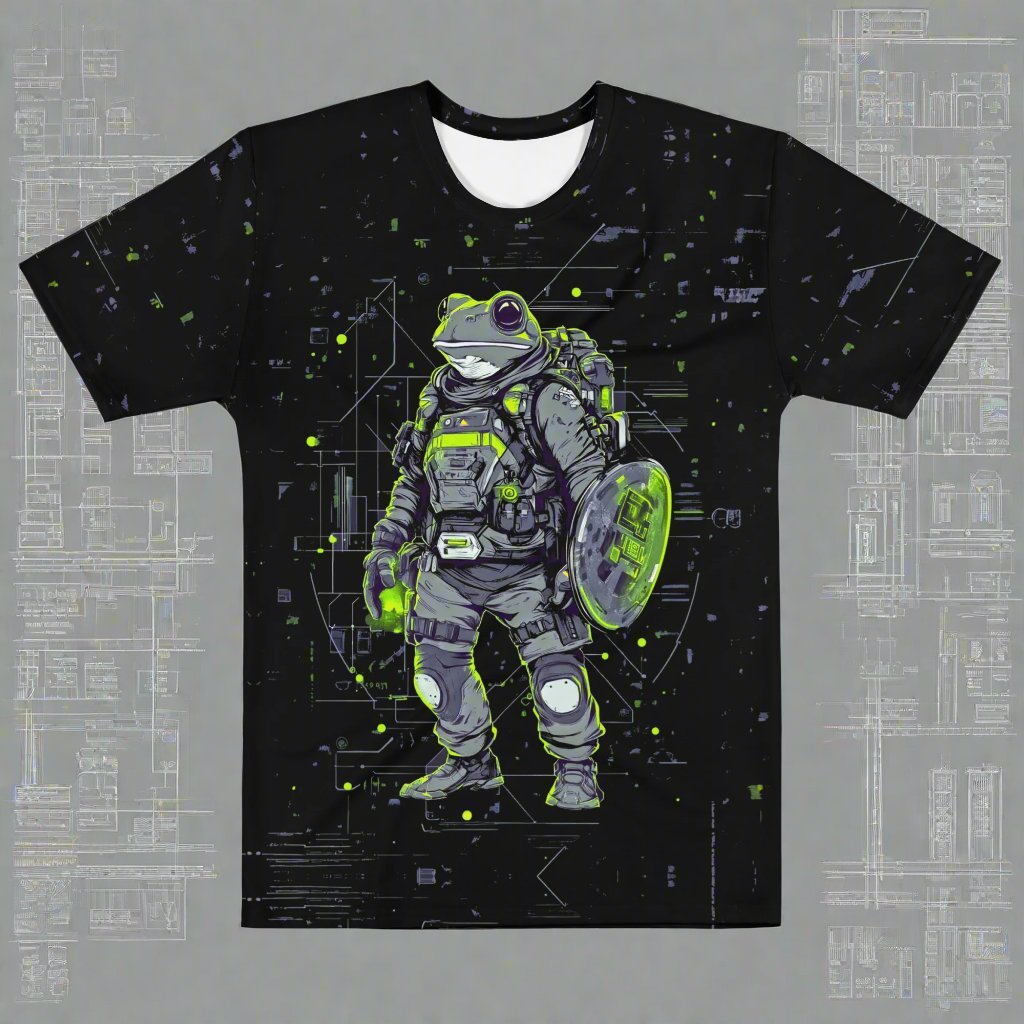 Quantum Croaker - Men's All - Over Print T-Shirt - BBairt