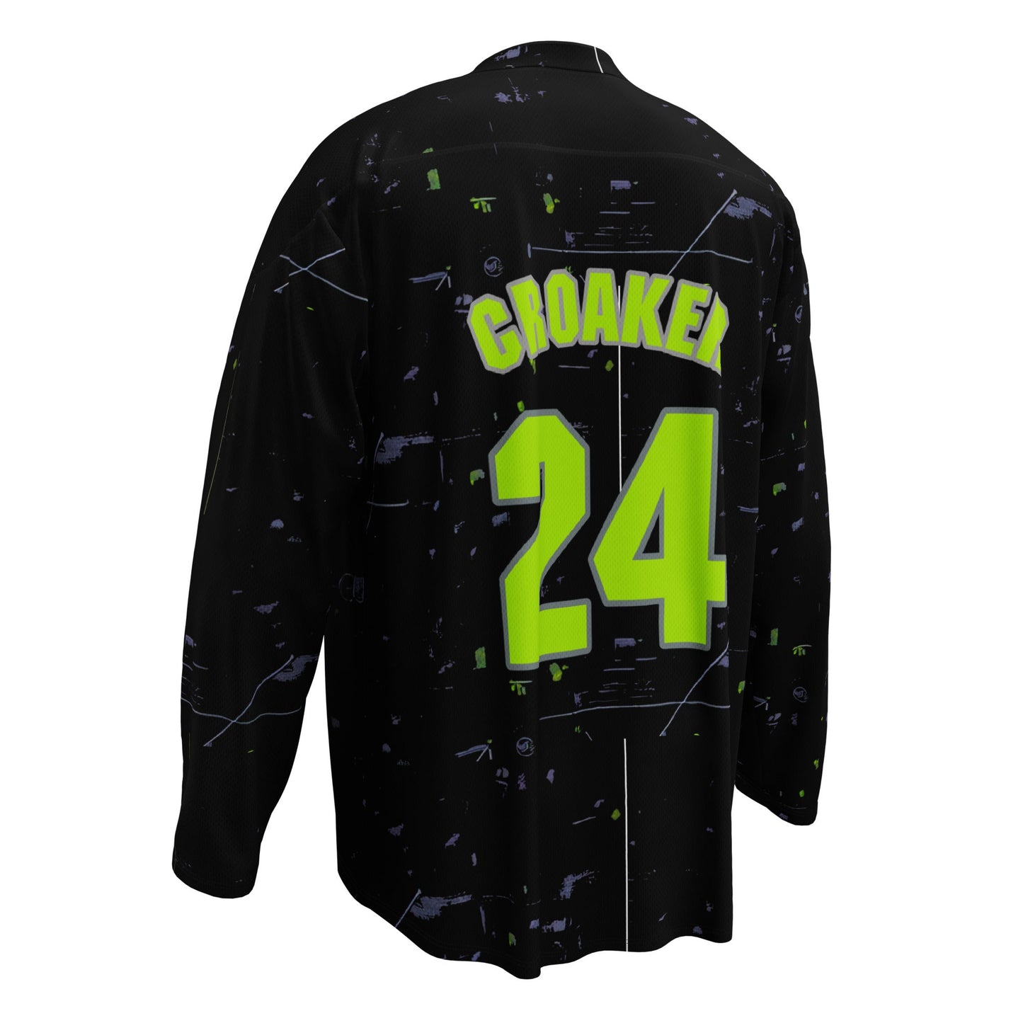 Quantum Croaker - Recycled hockey fan jersey - BBairt