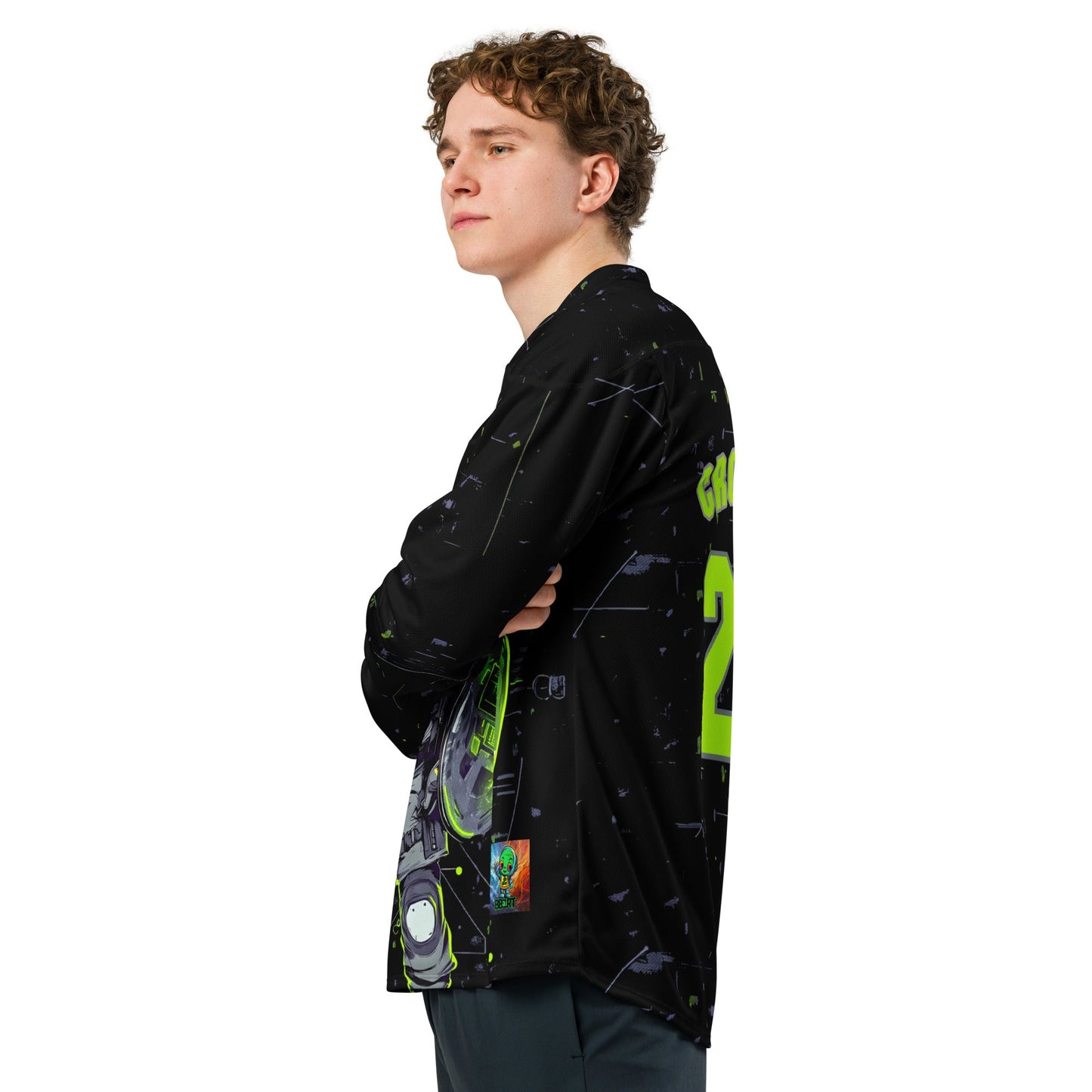 Quantum Croaker - Recycled hockey fan jersey - BBairt