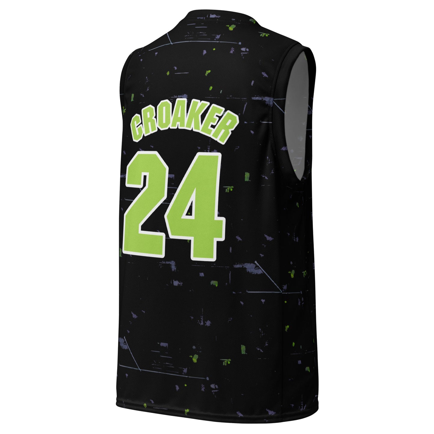 Quantum Croaker - Recycled unisex basketball jersey - BBairt