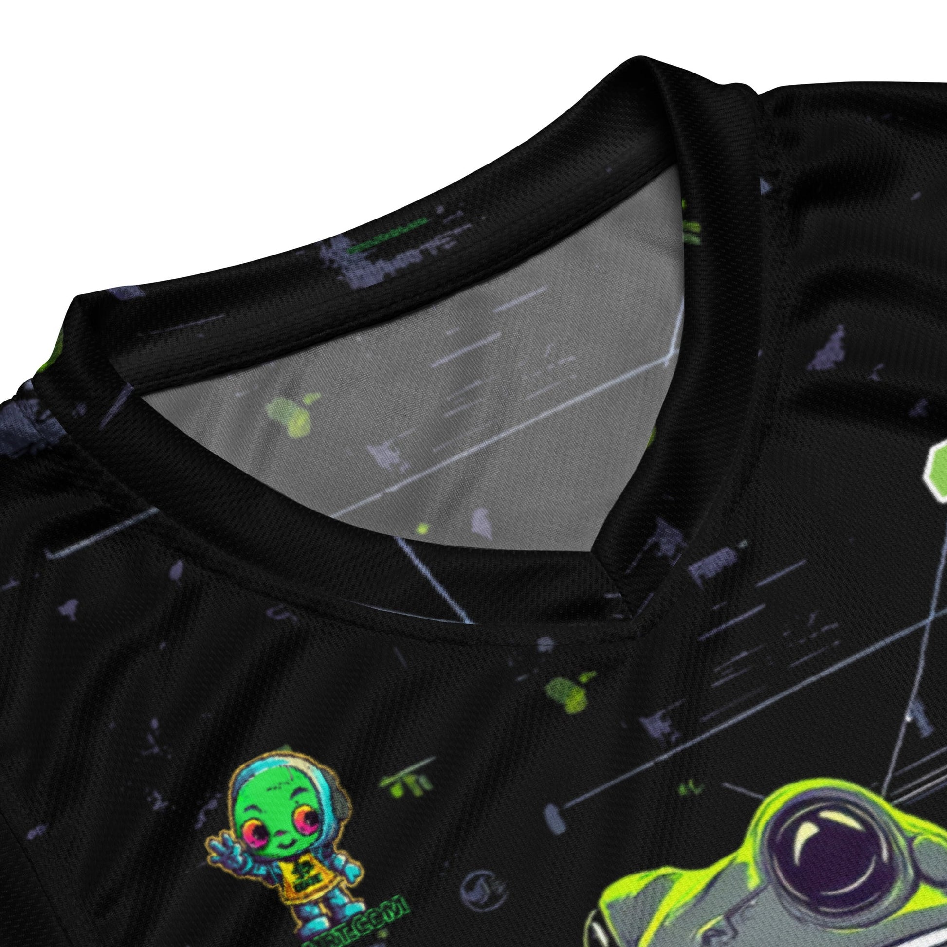 Quantum Croaker - Recycled unisex basketball jersey - BBairt