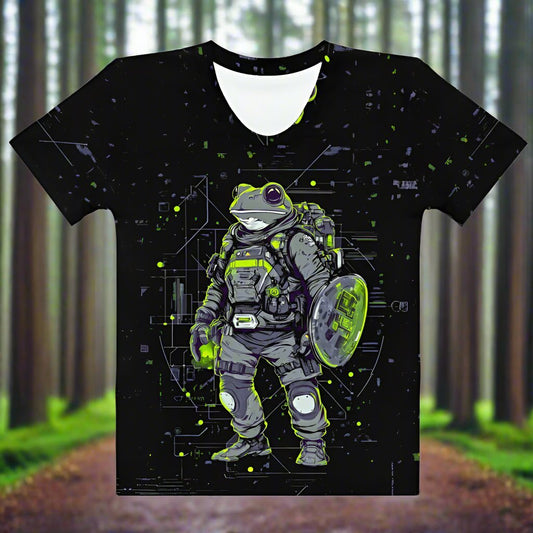 Quantum Croaker - Women's All - Over Print T-shirt - BBairt