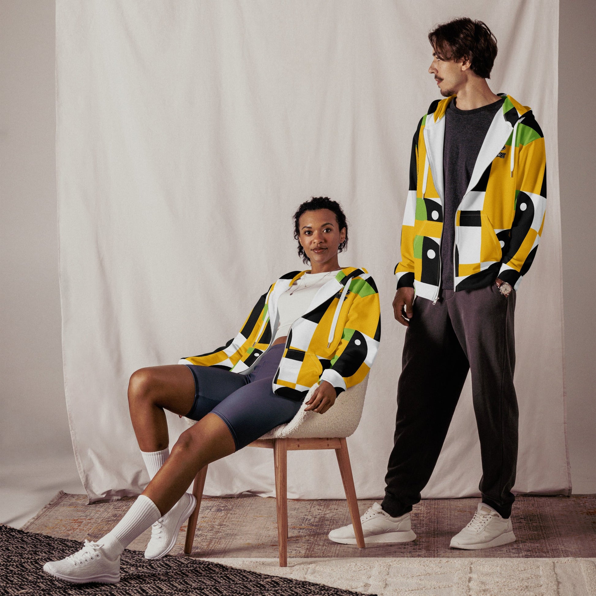 Quasar the Star Explorer - Unisex All - Over Print Zip Hoodie - BBairt