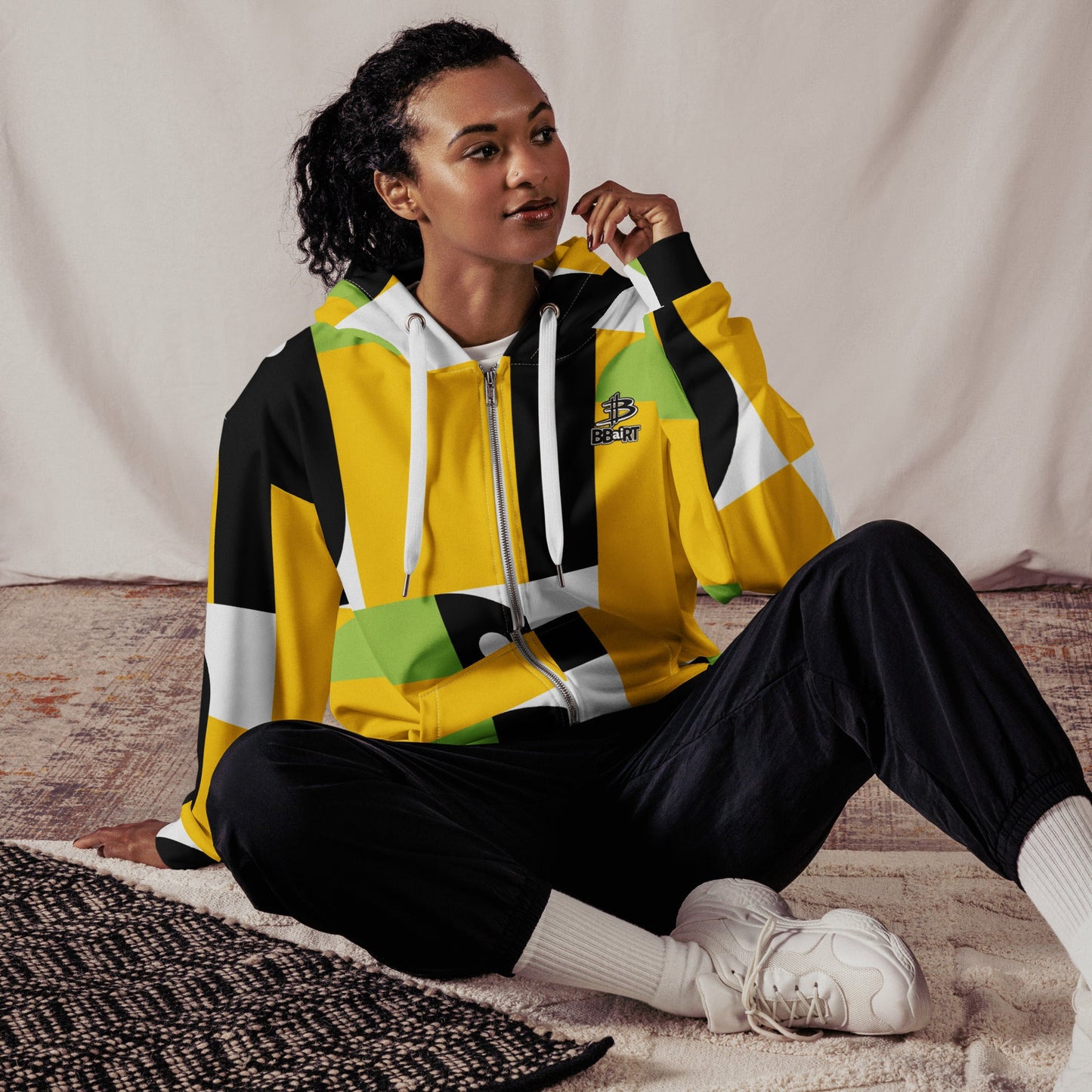 Quasar the Star Explorer - Unisex All - Over Print Zip Hoodie - BBairt