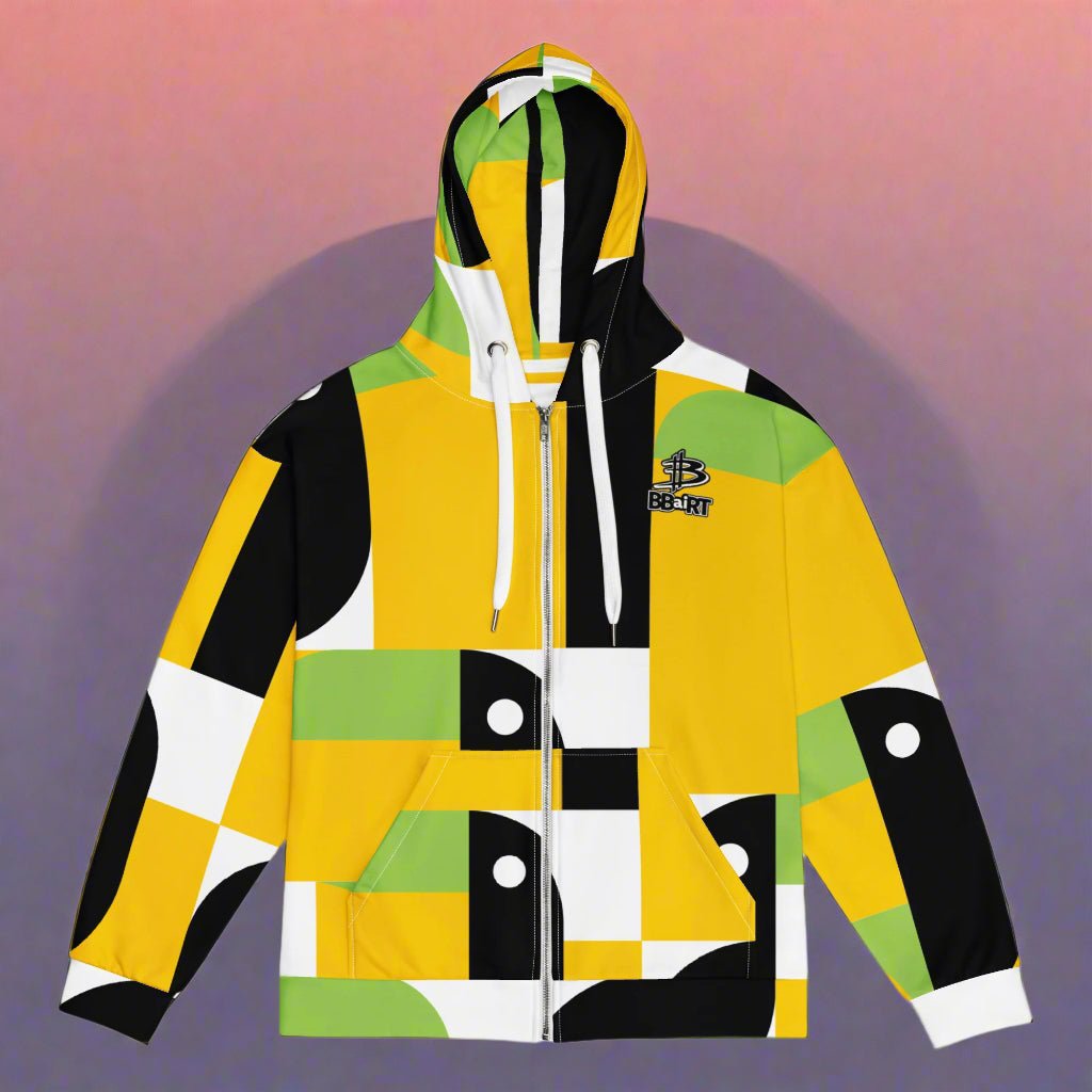 Quasar the Star Explorer - Unisex All - Over Print Zip Hoodie - BBairt