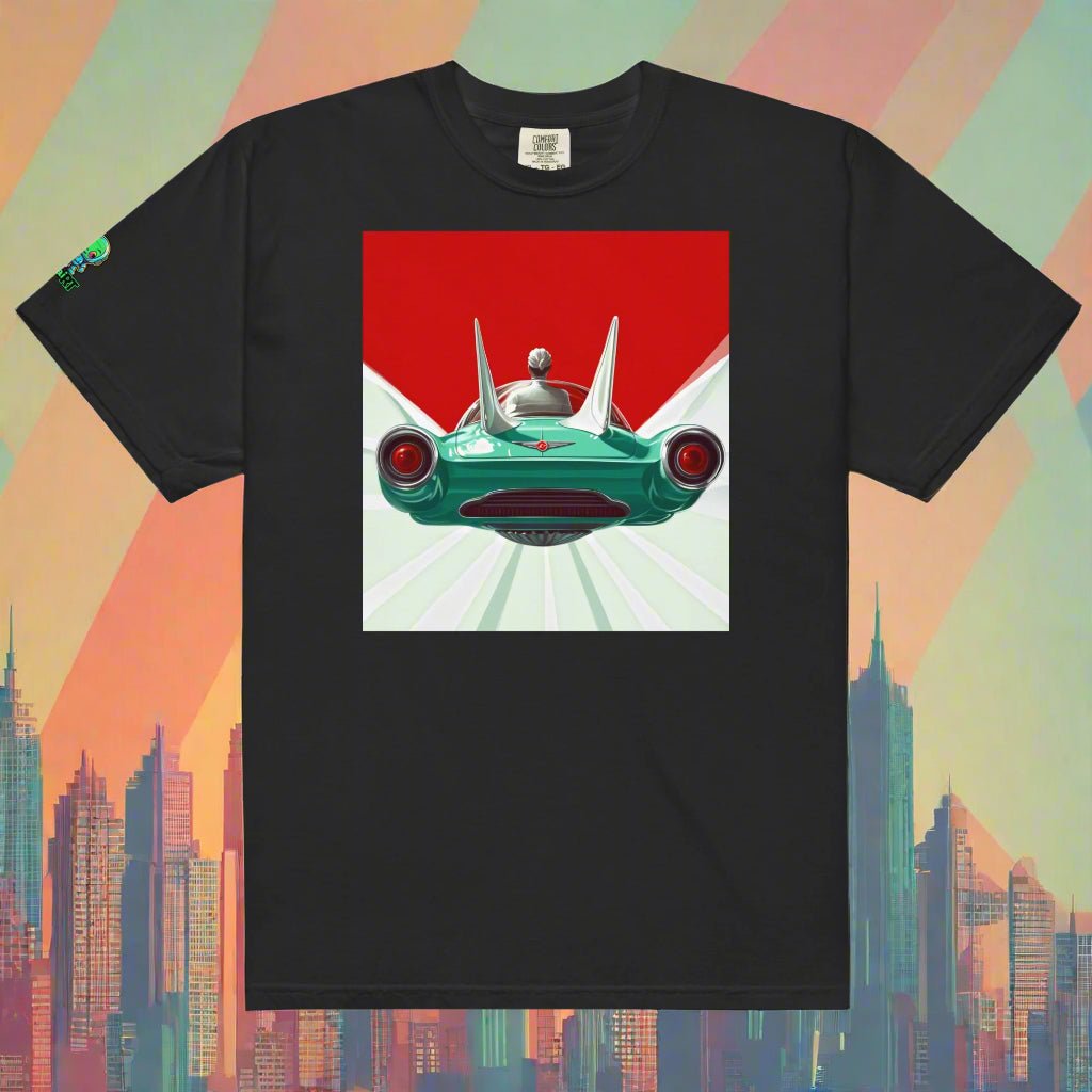 Retro Ride - Unisex garment - dyed heavyweight t-shirt - BBairt