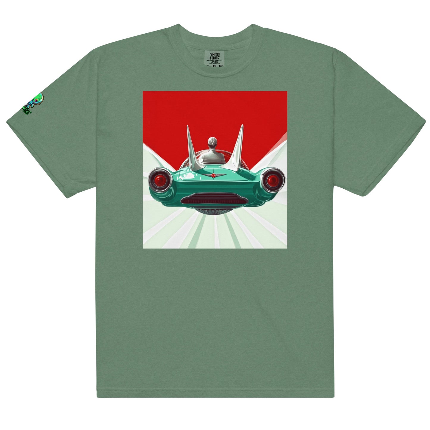 Retro Ride - Unisex garment - dyed heavyweight t-shirt - BBairt