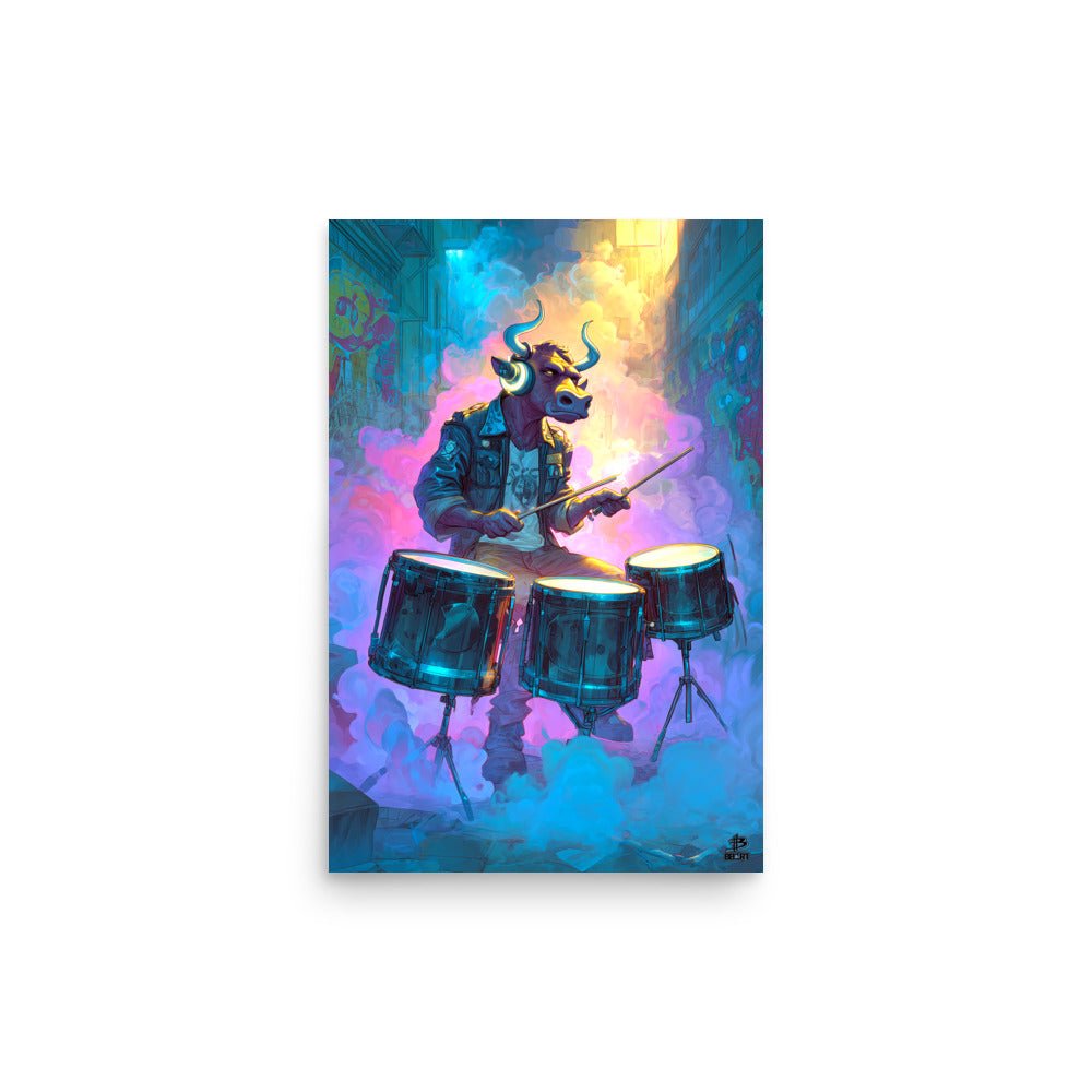 Rhythm Rampage – Photo Paper Poster - BBairt