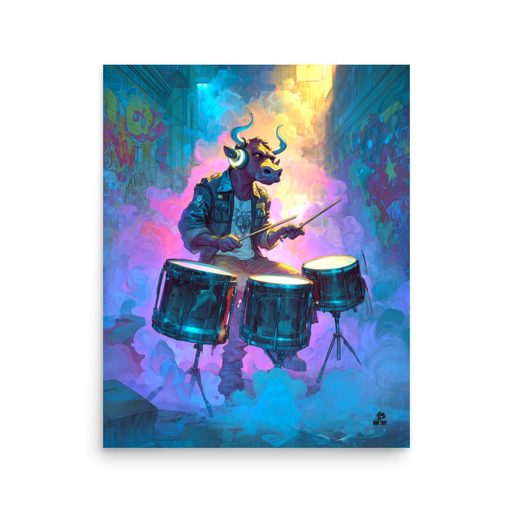 Rhythm Rampage – Photo Paper Poster - BBairt