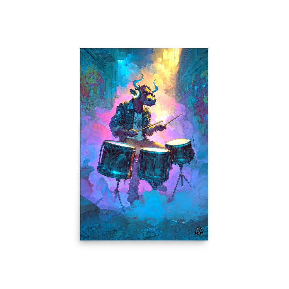 Rhythm Rampage – Photo Paper Poster - BBairt