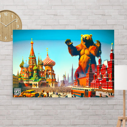 Roar over Red Square - Photo paper poster - BBairt