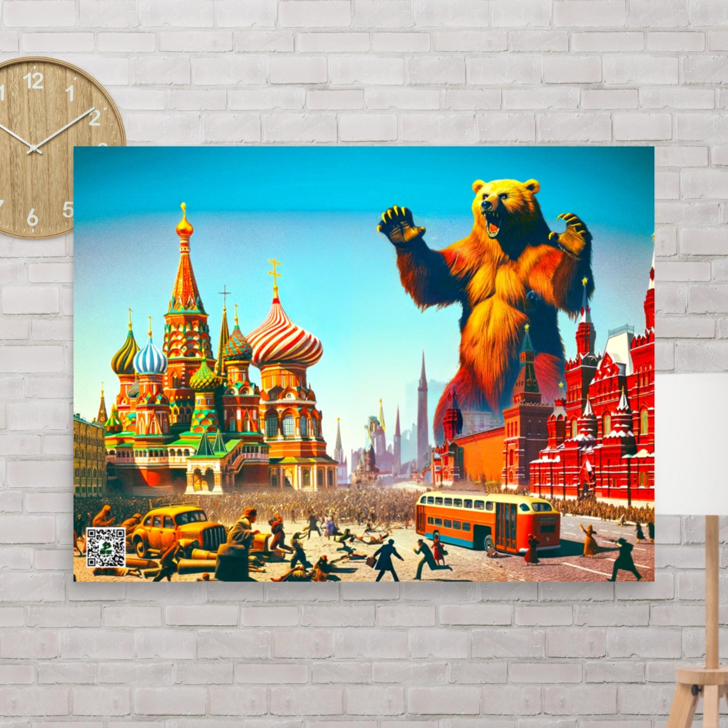 Roar over Red Square - Photo paper poster - BBairt