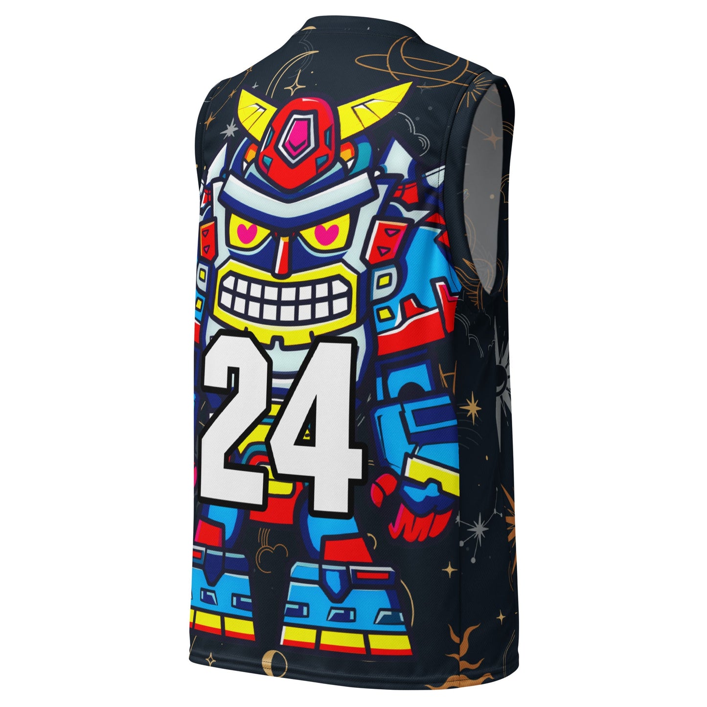 Robo Ranger - Recycled unisex basketball jersey - Starry Odyssey Colorway - BBairt