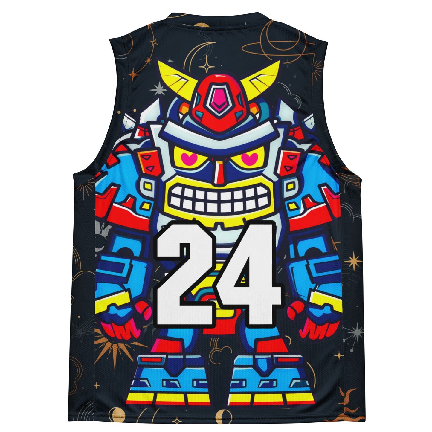 Robo Ranger - Recycled unisex basketball jersey - Starry Odyssey Colorway - BBairt