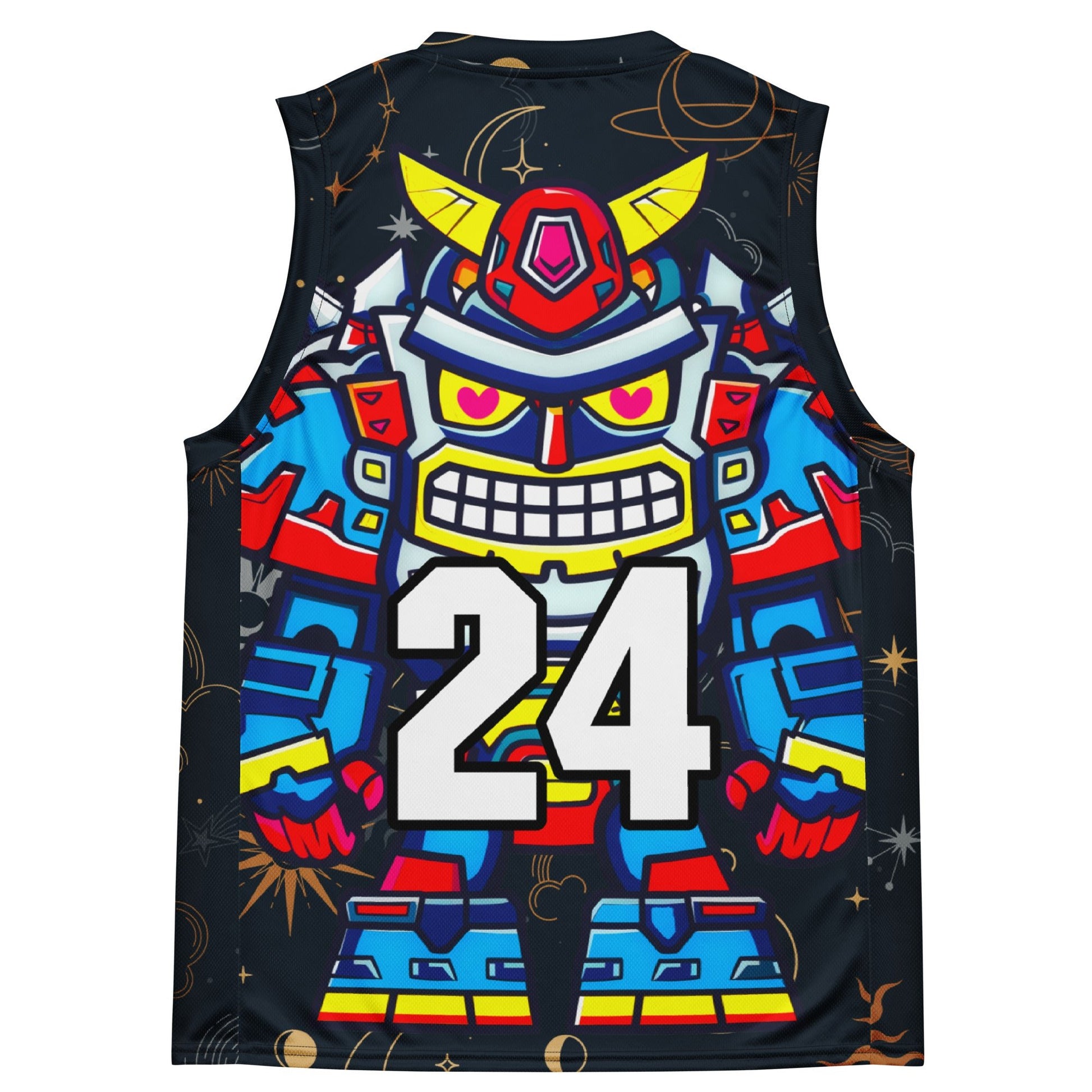 Robo Ranger - Recycled unisex basketball jersey - Starry Odyssey Colorway - BBairt