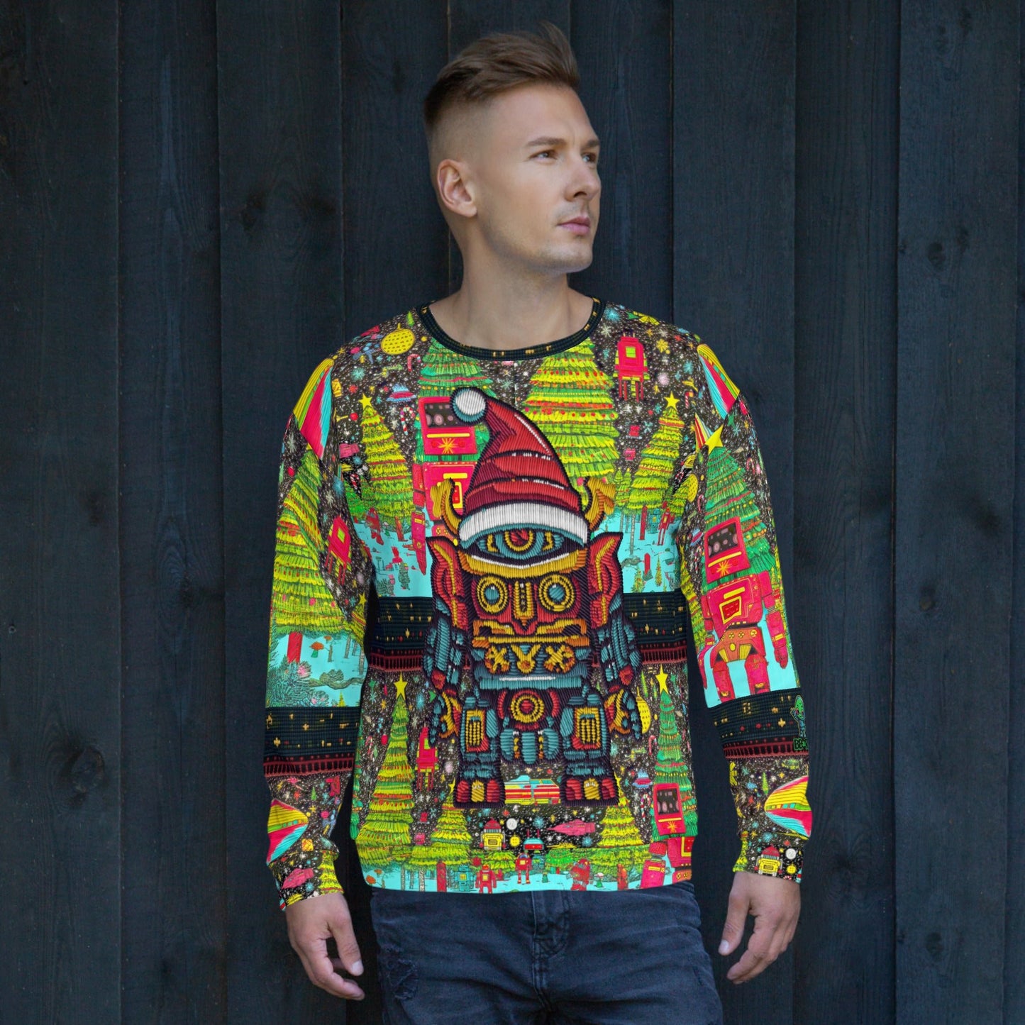 Robo Samurai - Christmas Sweater - BBairt