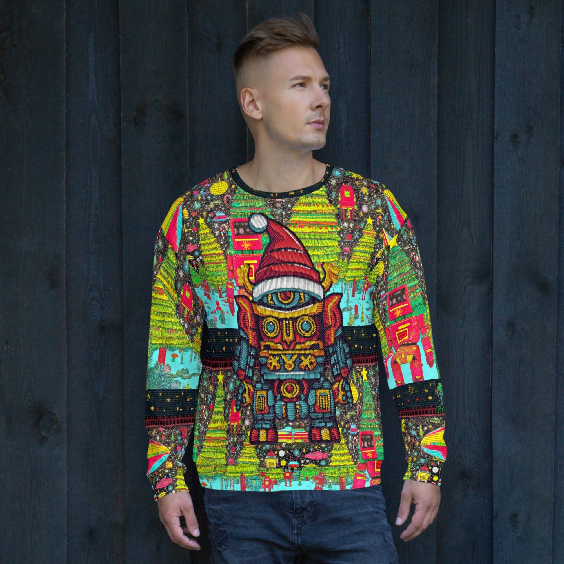 Robo Samurai - Christmas Sweater - BBairt