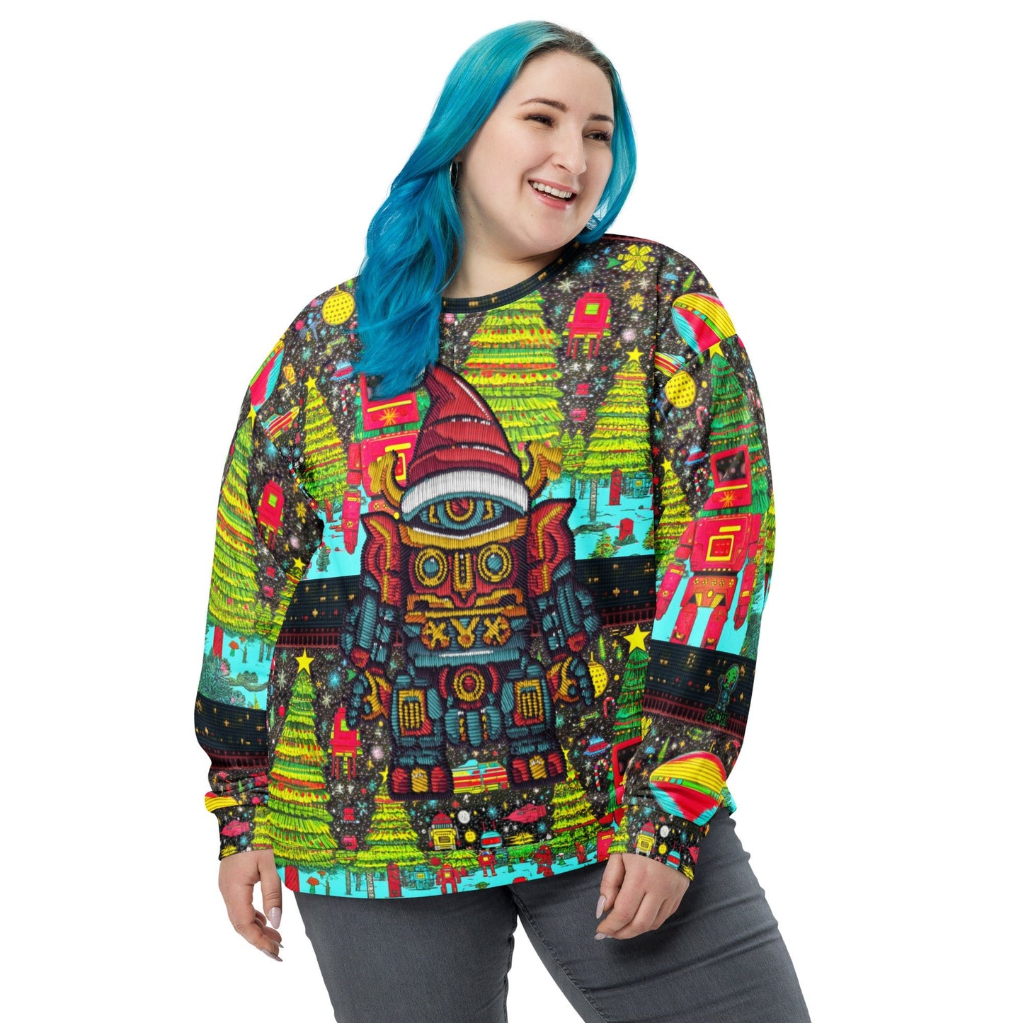 Robo Samurai - Christmas Sweater - BBairt