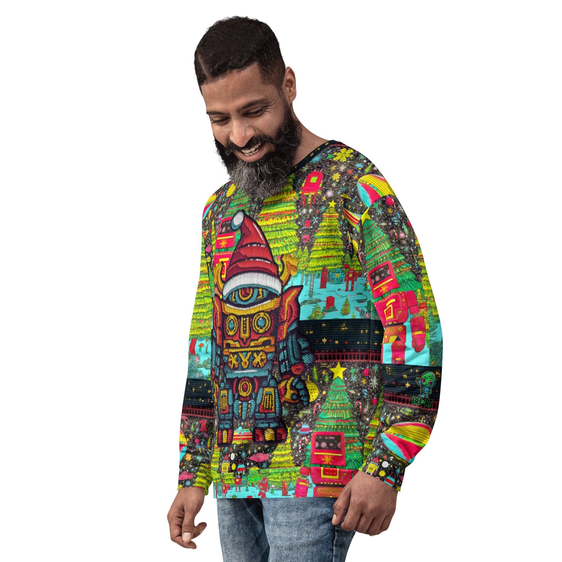 Robo Samurai - Christmas Sweater - BBairt