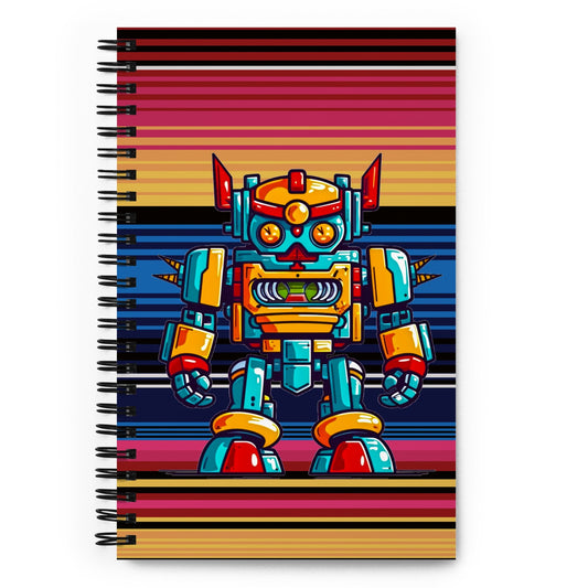 Robo - Warrior Vanguard - Spiral notebook - BBairt