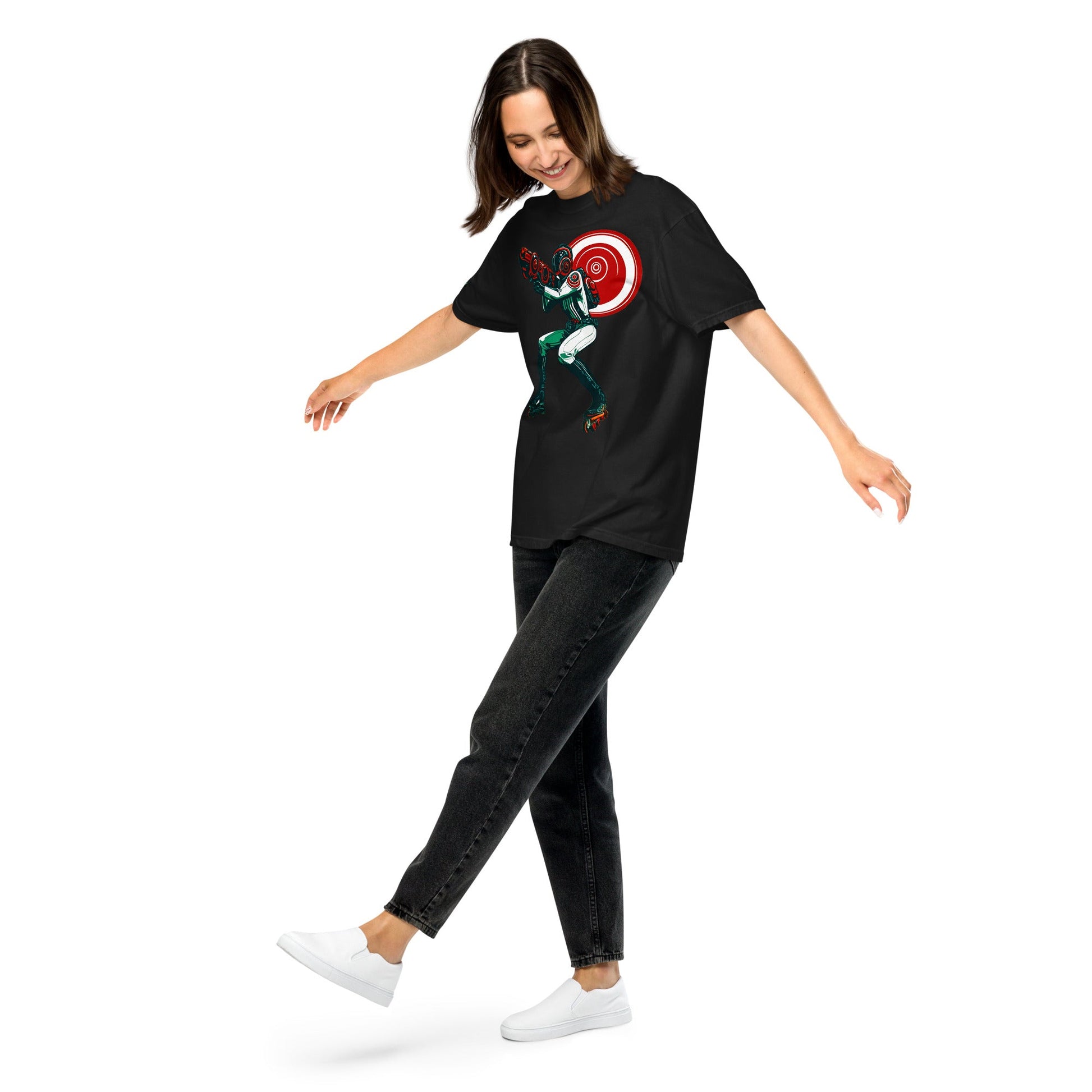 Roller Blaster - Unisex garment - dyed heavyweight t-shirt - BBairt