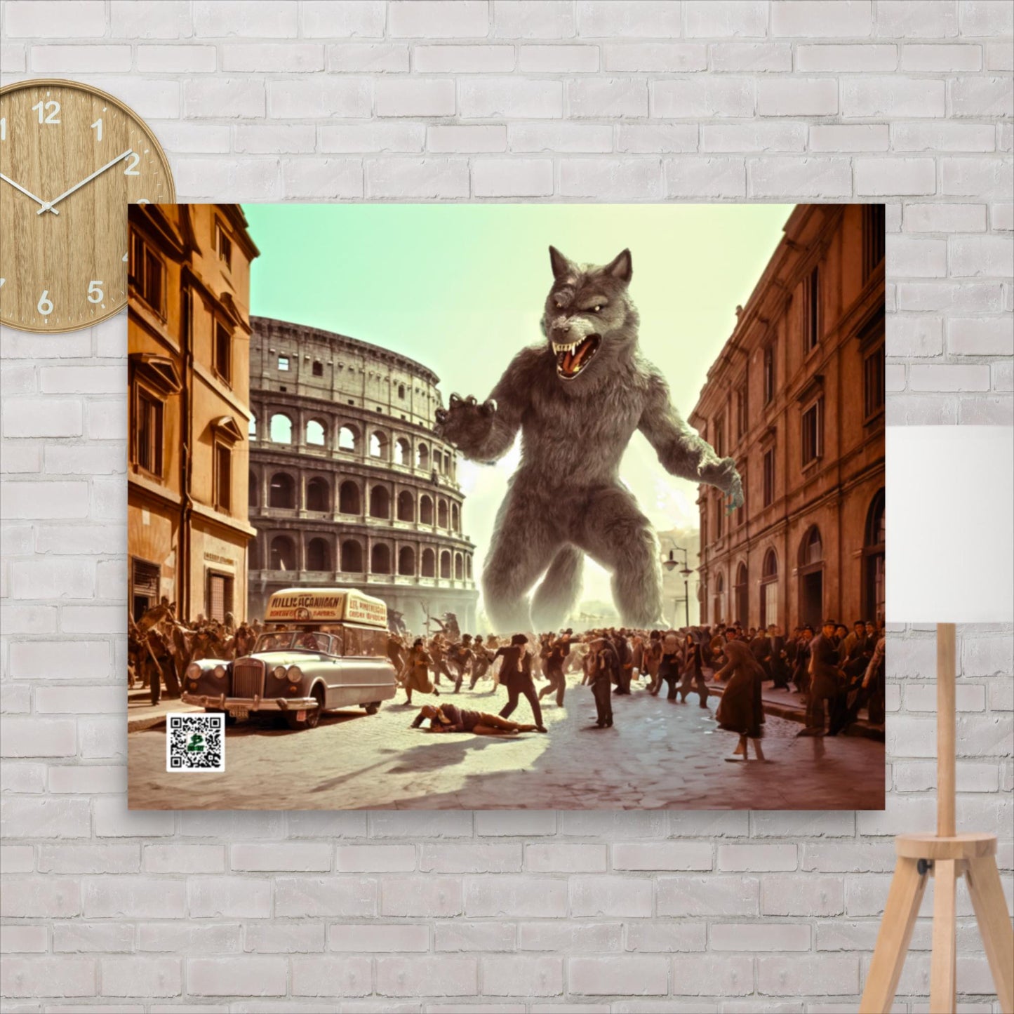 Roma's Howling Shadow - Photo paper poster - BBairt