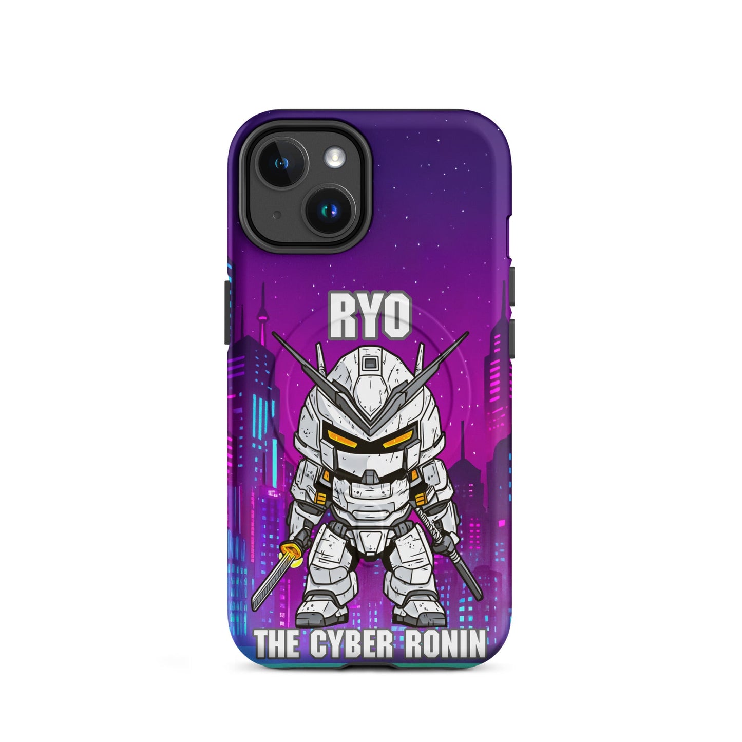 Ryo the Cyber Ronin - MagSafe Tough Case for iPhones 14 to 16 - BBairt
