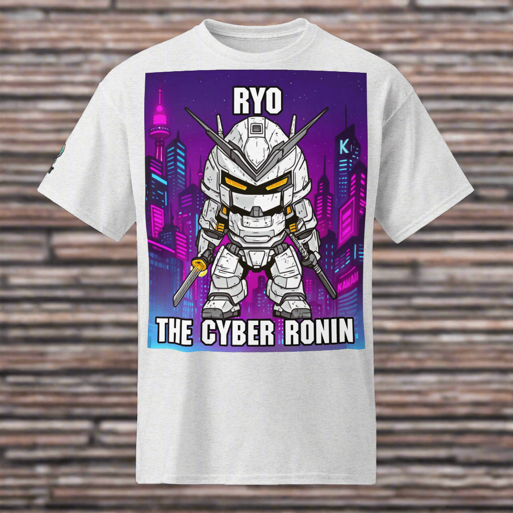 Ryo the Cyber Ronin - Unisex DryBlend T-Shirt - BBairt