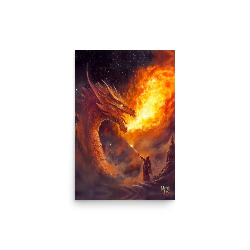 Saint George's Inferno Photo Paper Poster - Mythic Jheyz Collection - BBairt