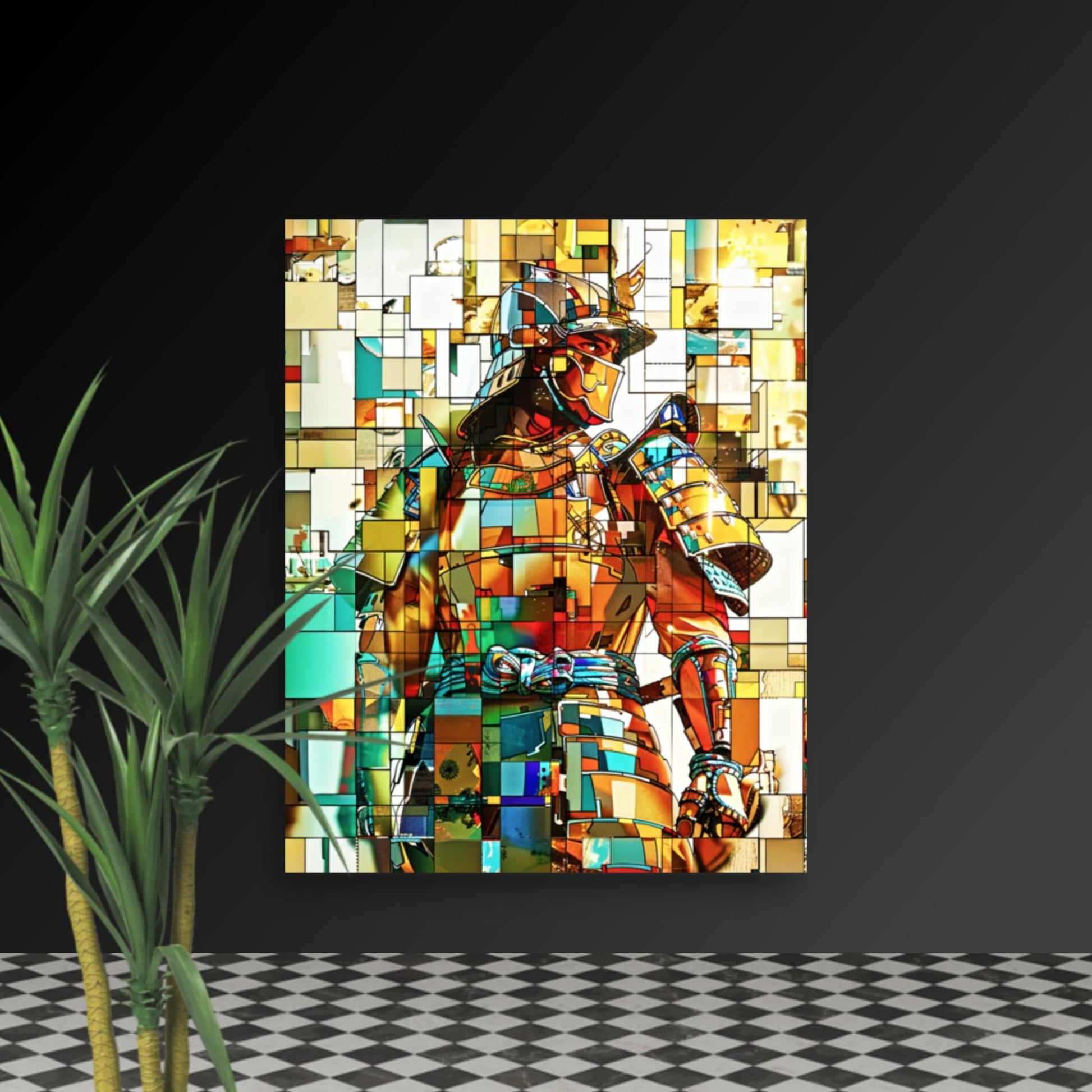 Sentinel of the Crimson Lotus - Photo paper poster - BBairt