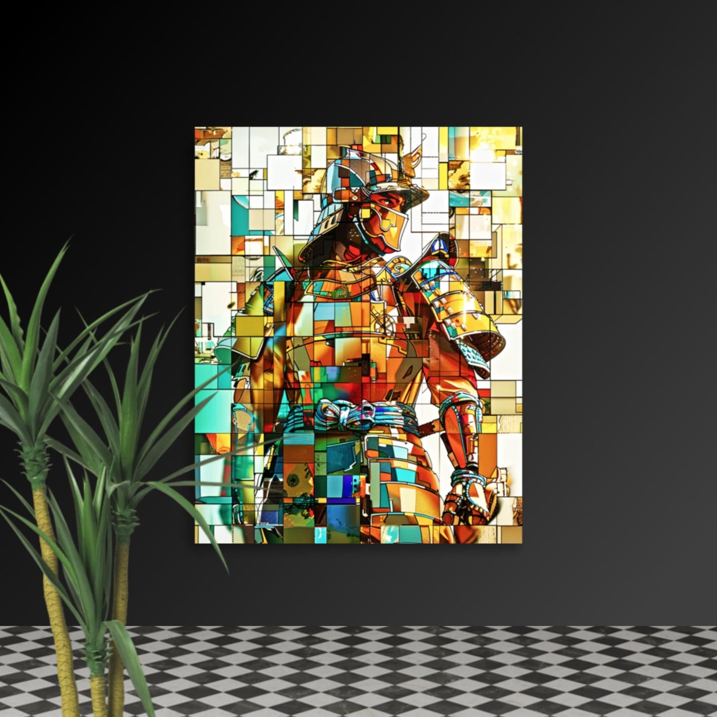 Sentinel of the Crimson Lotus - Photo paper poster - BBairt