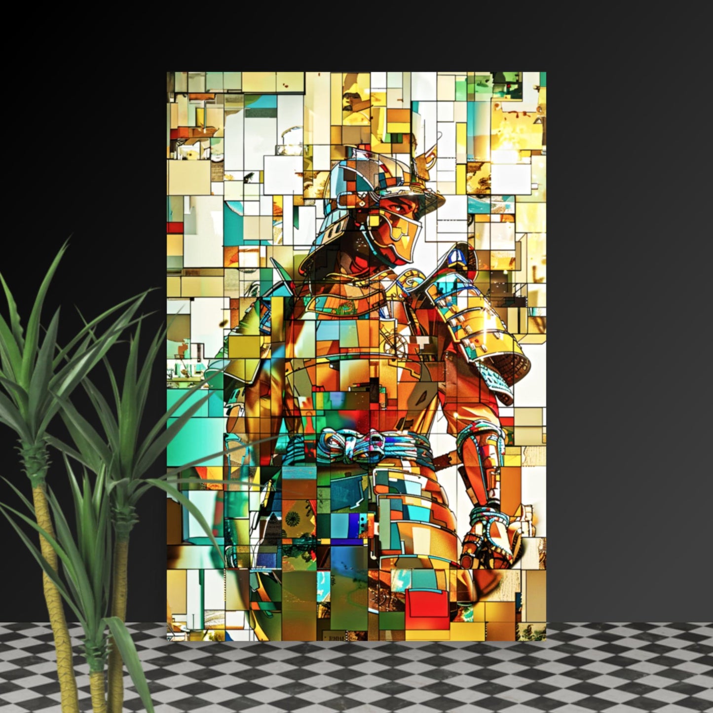 Sentinel of the Crimson Lotus - Photo paper poster - BBairt