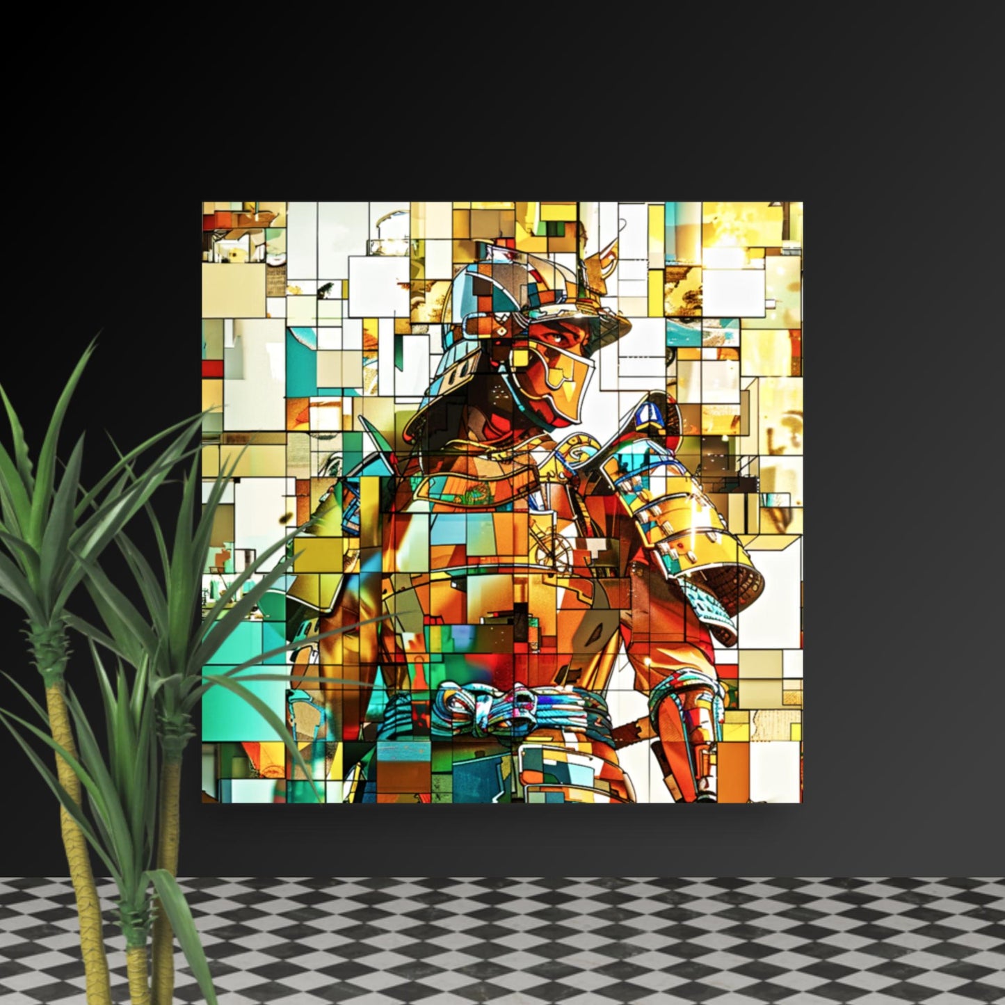 Sentinel of the Crimson Lotus - Photo paper poster - BBairt