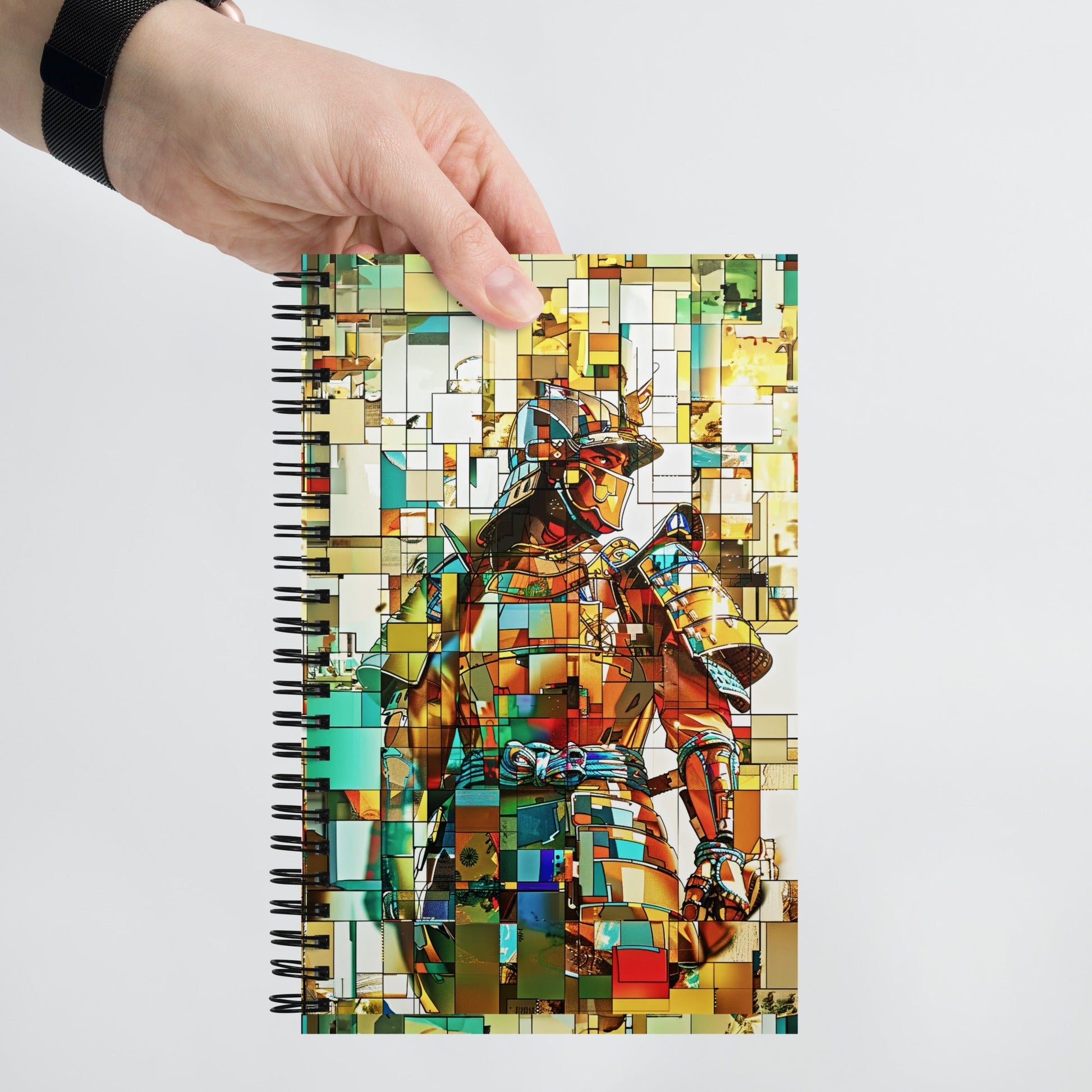 Sentinel of the Crimson Lotus - Spiral notebook - BBairt